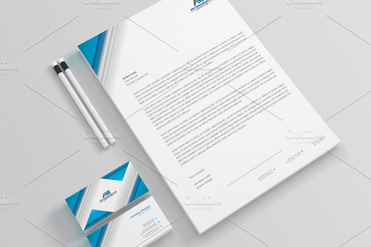 Corporate Stationery Pack, a Stationery Template by BettyDesign (Photo 6 of 9)