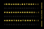Gendred Squared Typeface, a Font by alpercakici (Thumbnail 8 of 11)