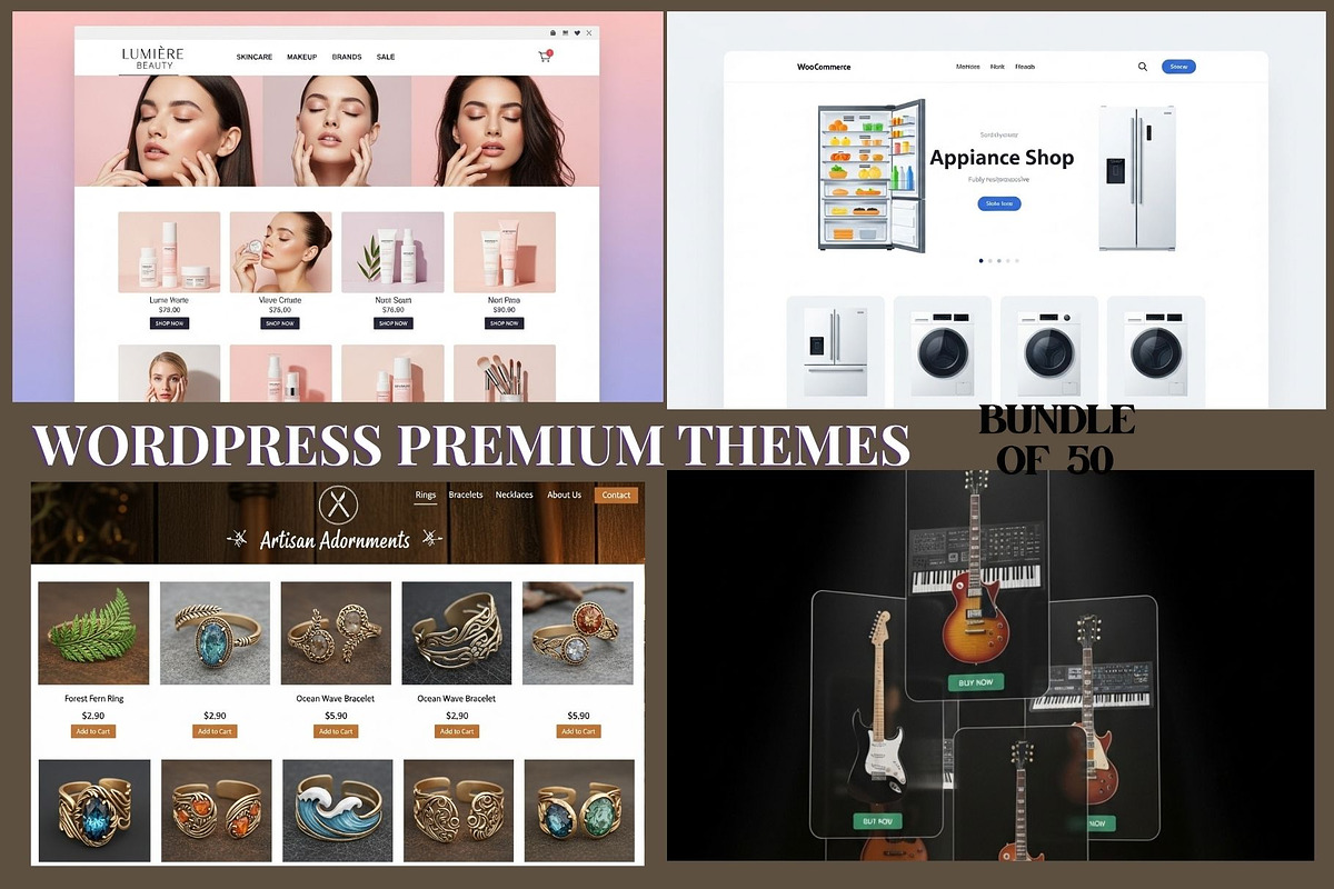 WooCommerce Themes 50+WordPress