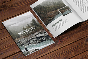 Softcover Magazine Mockup