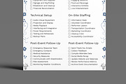 Event Planning Checklist Template, a Stationery Template by MightyDesign (Thumbnail 5 of 8)