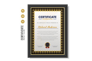 562. Modern Certificate Template