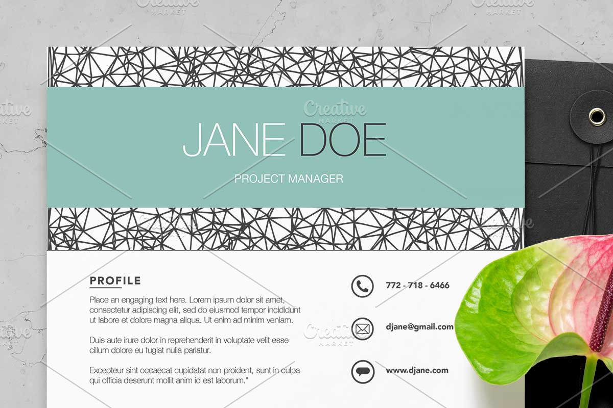 Modena | Resume & Cover Letter, a Resume Template by Gabellare (Photo 2 of 4)