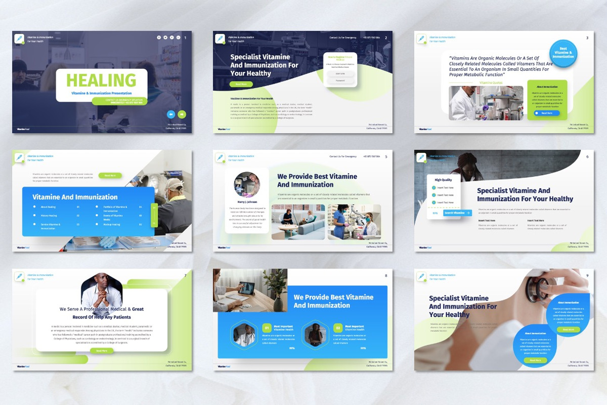 Healing - Immunization Googleslide, a Presentation Template by Dhabee (Photo 6 of 8)