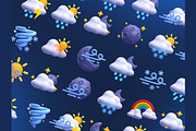 Weather 3D Icons, an Object 3D Model by Rakata Studio (Thumbnail 6 of 7)