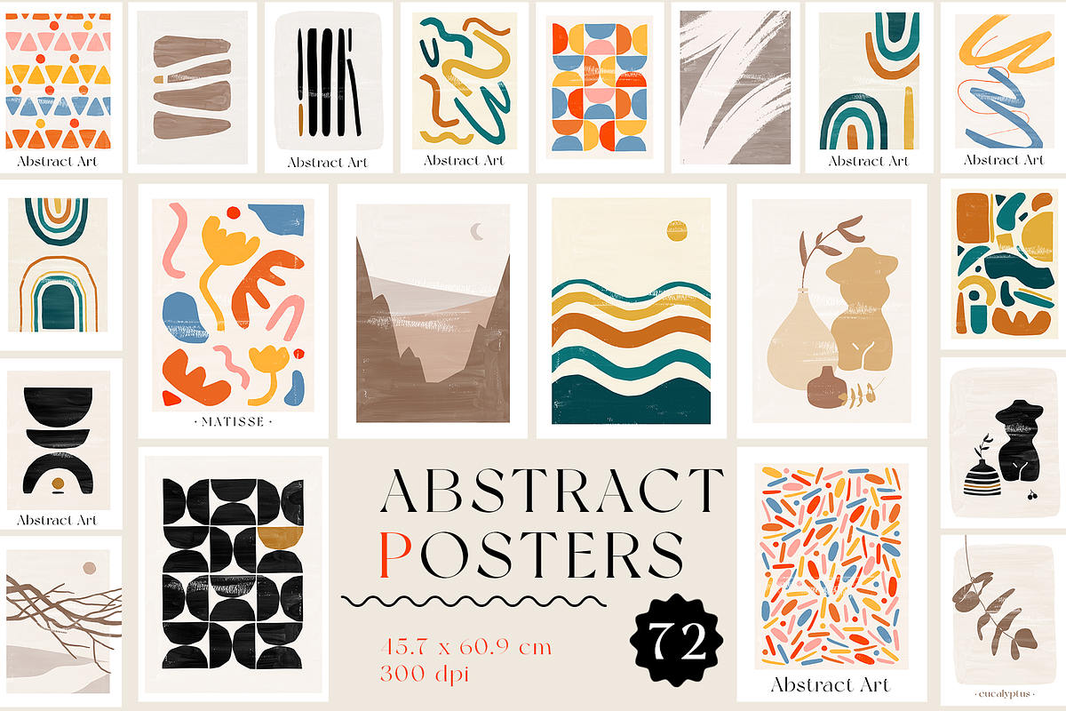Abstract collection - Modern shapes, a Background Graphic by Pamyatka Shop (Photo 13 of 13)