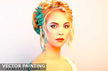 Vector Painting Photoshop action