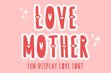 Love Mother, a Handwritten Font by Infinity art Studio