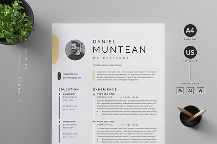 Resume/CV, a Resume Template by Reuix Studio