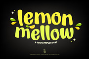 Lemon Mellow, a Handwritten Font by BBtypeStudios (Thumbnail 1 of 12)