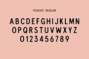 Peaches - Font Family, a Font by Press & Pen (Thumbnail 10 of 11)