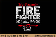 My Favorite Firefighter Calls Me Dad, an Illustration by Handy Arts Studio (Thumbnail 1 of 3)