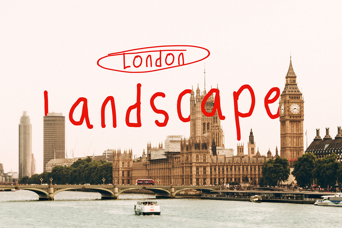 London Child a Handwritten Font, a Handwritten Font by Tera Asset Garage (Photo 2 of 6)