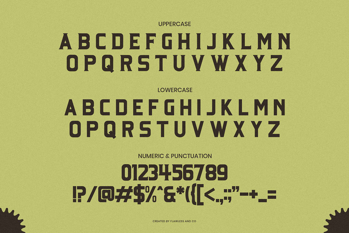Chaplock - Condensed Sans Serif Font, a Sans Serif Font by Flawless And Co (Photo 9 of 10)