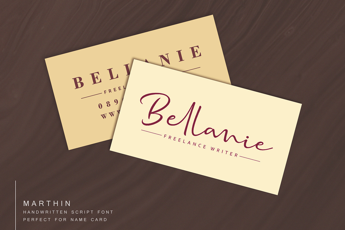 Marthin - Script Font, a Script Font by Subectype Studio (Photo 8 of 14)