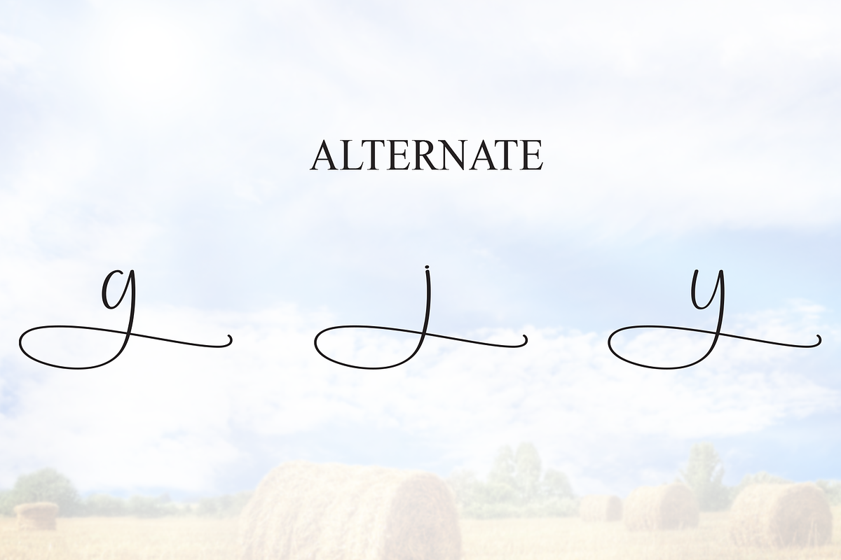 Bright Sunday | Script Font, a Handwritten Font by Scratchones (Photo 8 of 9)