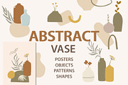 Abstract Vases collection, an Illustration by Cozy pattern shop (Thumbnail 1 of 6)