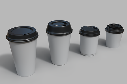 3D Coffee Cup, a Food & Drink 3D Model by Just Shop