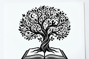 Elegant dream tree silhouette design, a Healthcare Illustration by Amazin_art (Thumbnail 30 of 43)
