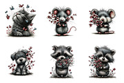 Whimsical spring clipart, an Illustration by SinaCreation (Thumbnail 5 of 11)