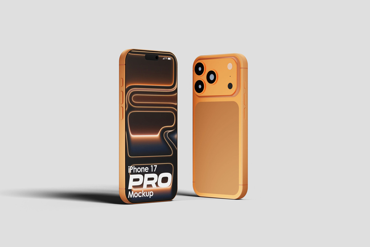 iPhone 17 Pro Mockup, an iPhone Mockup by scribrostudio (Photo 7 of 13)