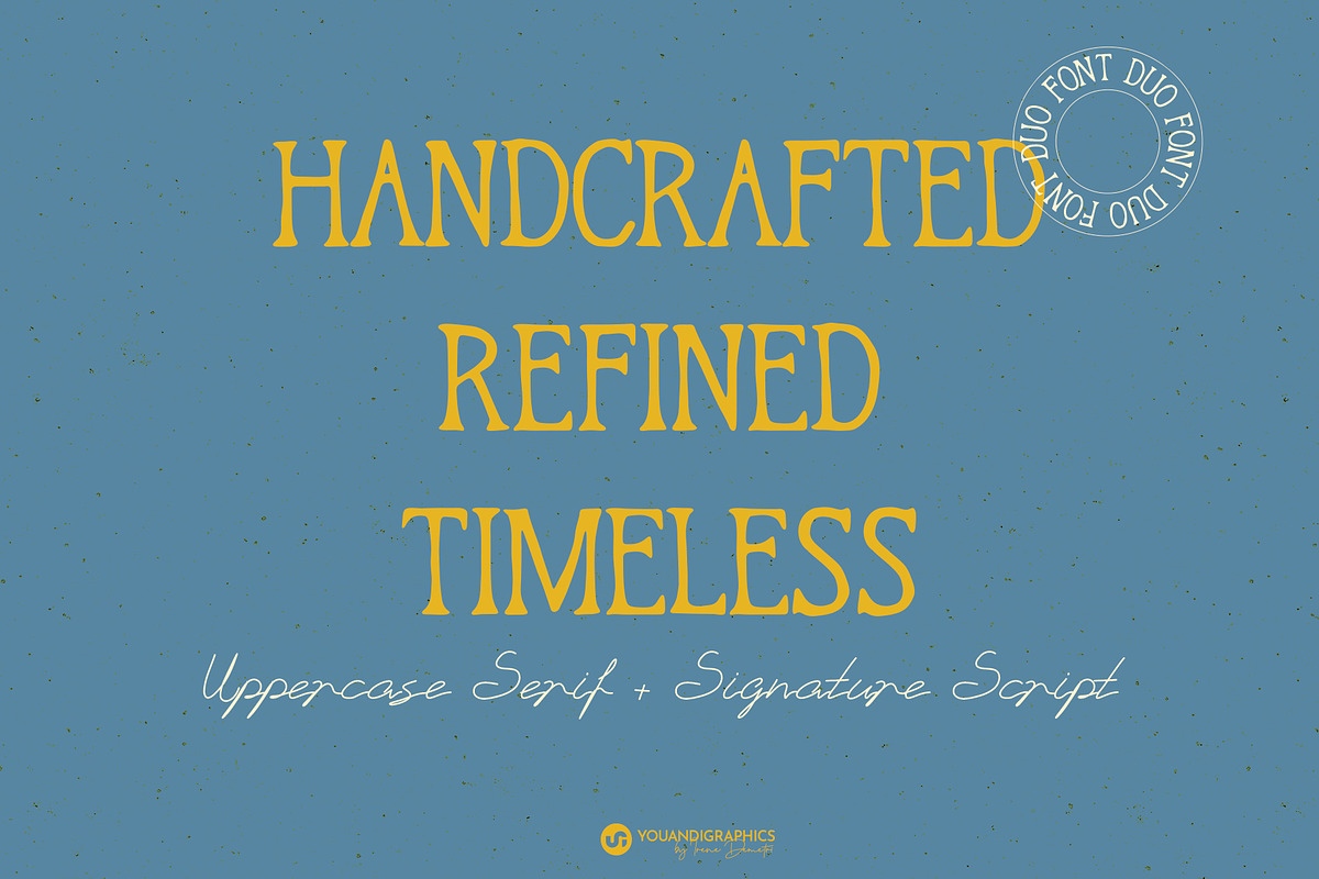 Handwritten Serif & Script Font Duo, a Handwritten Font by Youandigraphics (Photo 8 of 10)