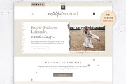 Wix Website Template | Neutral, a Wix Template by Thirty One Palms Studio (Thumbnail 1 of 7)