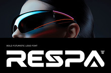 Respa bold futuristic logo font
