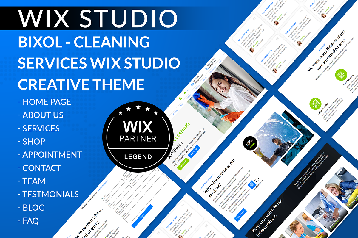 Wix Studio - Cleaning Services Theme, a Wix Template by Wix Creative Themes (Photo 2 of 2)