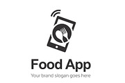 Food App Logo Template, a Branding & Logo Template by Tasmim Premiem Design (Thumbnail 4 of 4)
