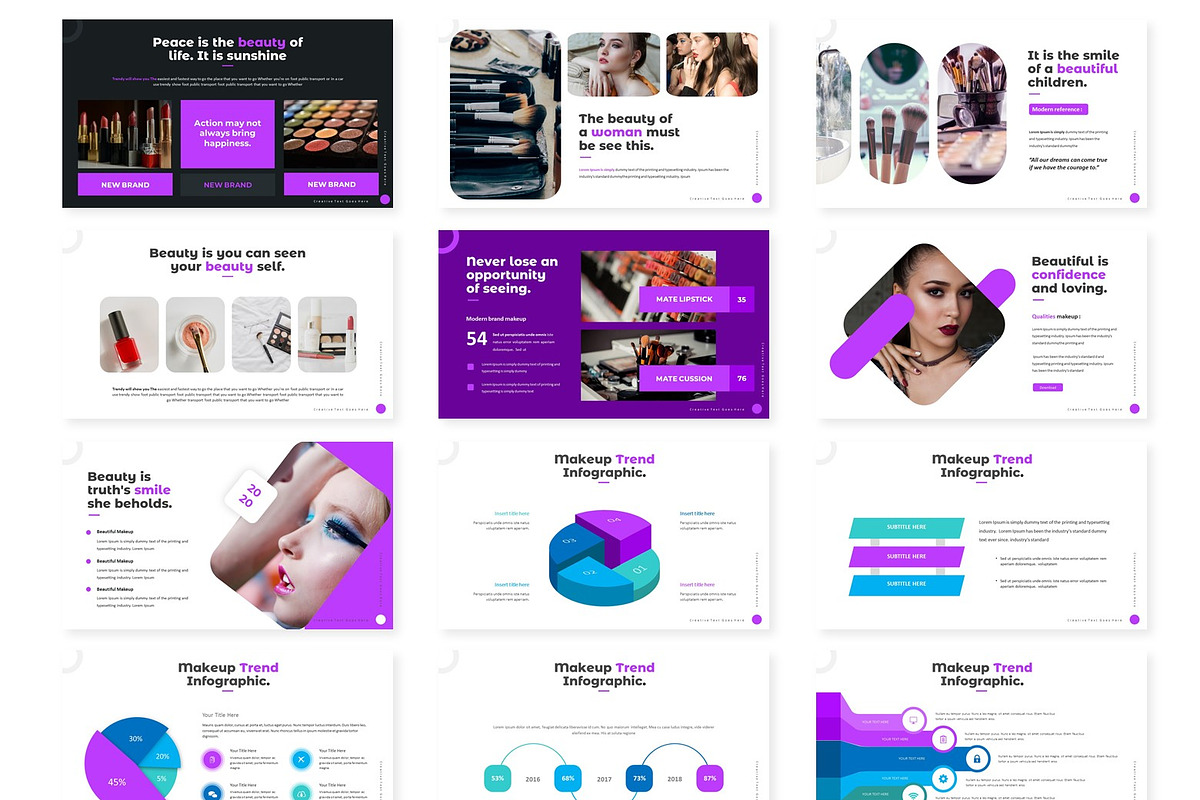 Beautician - Google Slides Template, a Presentation Template by AQR Studio