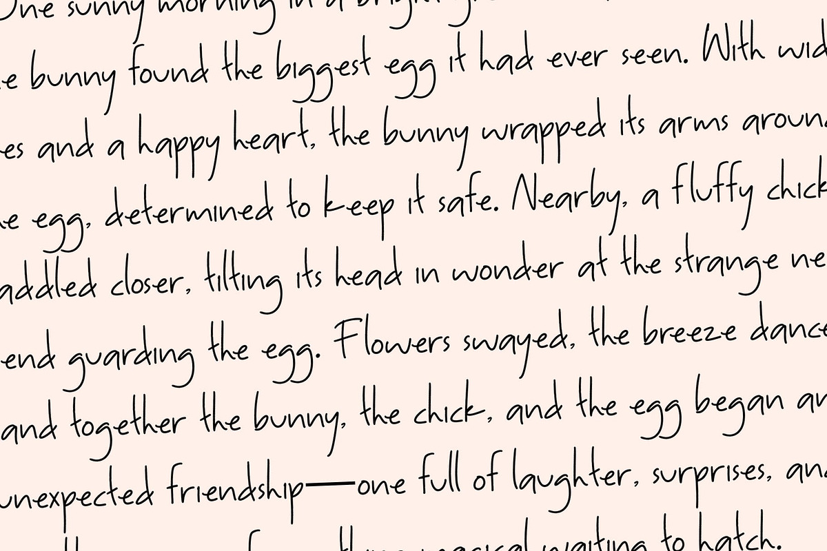 CS Bamille – Handwriting Font, a Handwritten Font by Craft Supply Co. (Photo 3 of 8)