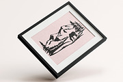 Mountain Scenes Silhouettes Vector 2, an Object Illustration by Seaquint (Thumbnail 3 of 5)