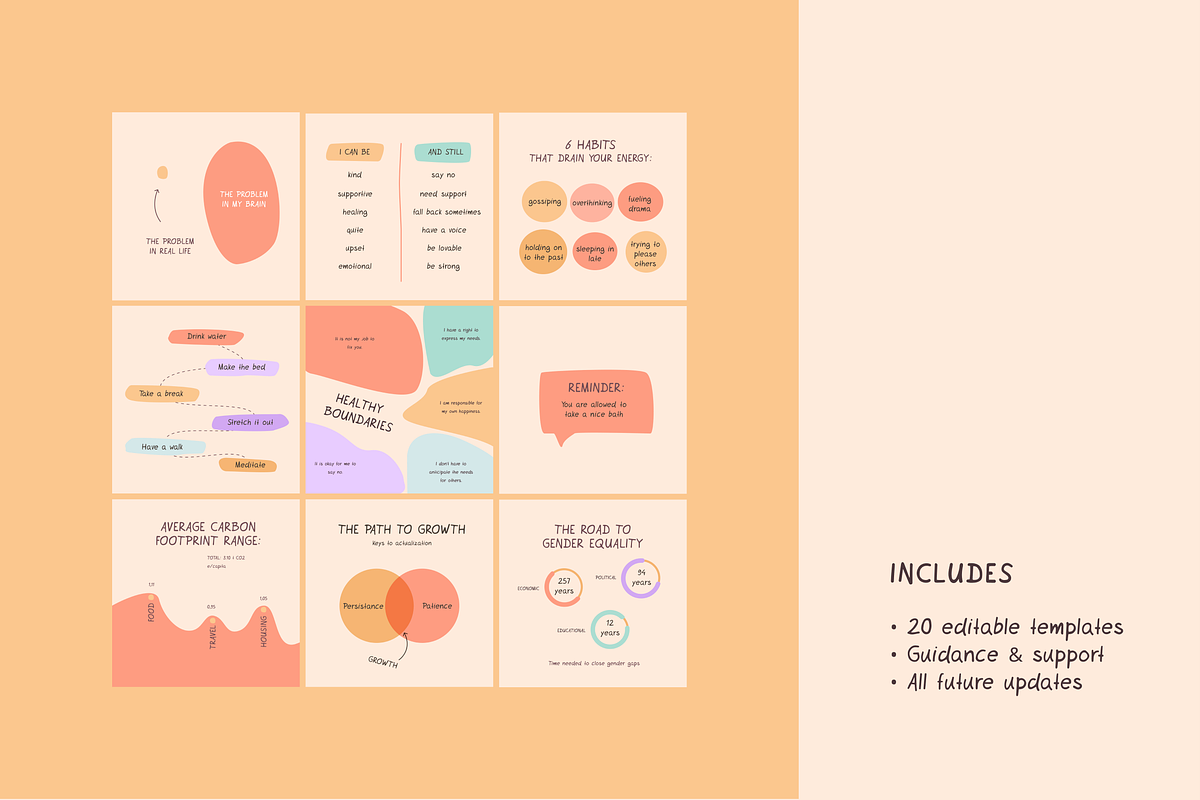 Infographics & Charts Tool Box, a Social Media Template by Delightful Design (Photo 5 of 10)