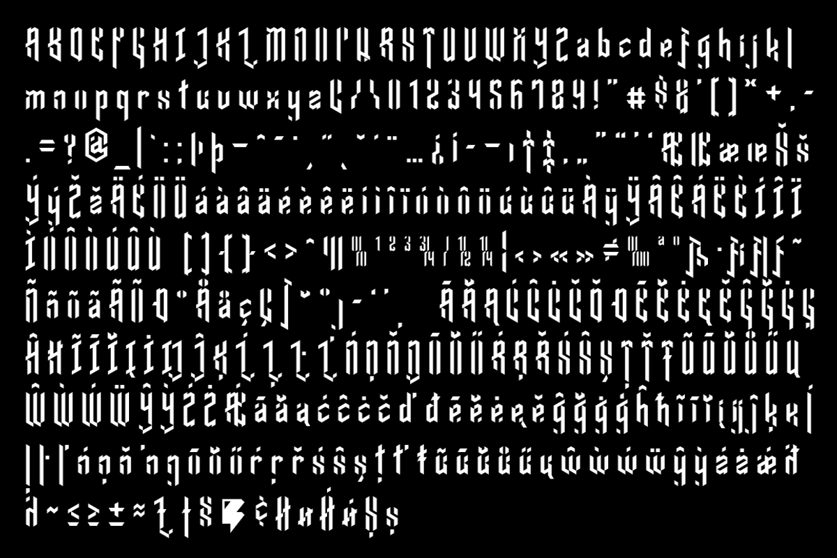Mancer Typeface preview 4