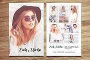 Fashion Model Comp Card -V340, a Flyer Template by Template Shop (Thumbnail 1 of 3)