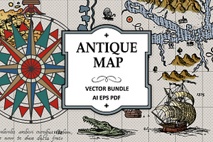 Antique Maps Vector Bundle