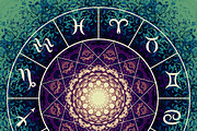 30 mystic zodiac signs circles, an Object Graphic by tkdesign (Thumbnail 19 of 31)