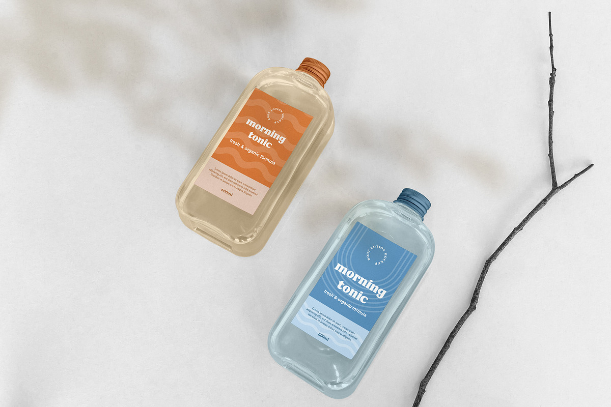 MAYA Skincare Bottle Mockup Set, a Packaging Mockup by Cuoco (Photo 4 of 12)
