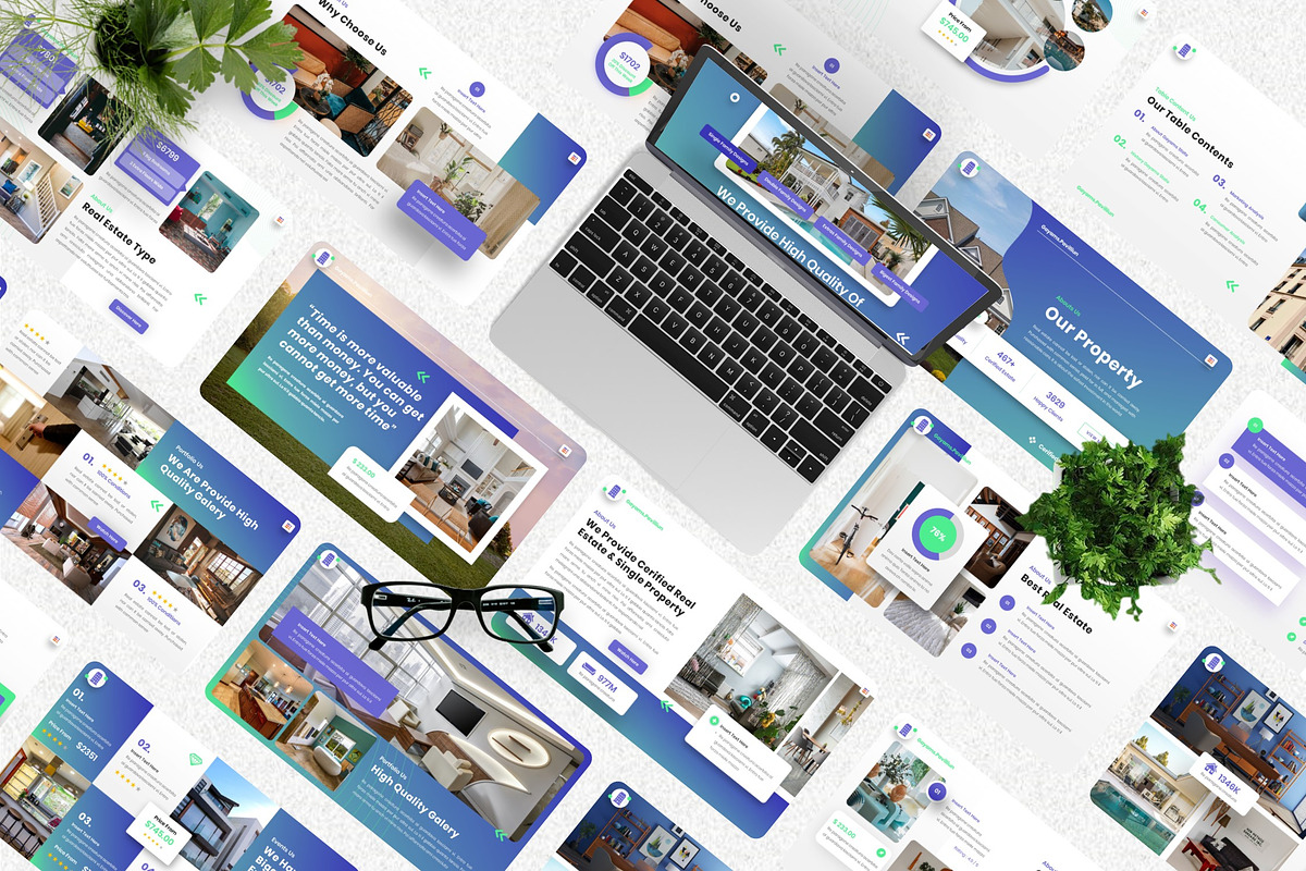 Gayams - Real Estate Powerpoint, a Presentation Template by Dhabee (Photo 1 of 7)
