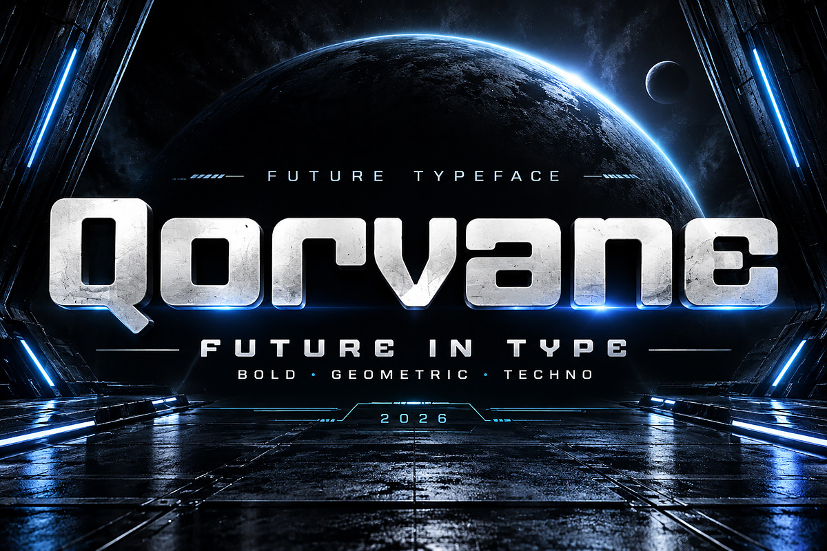 Qorvane, a Sans Serif Font by Wow Magic (Photo 1 of 5)