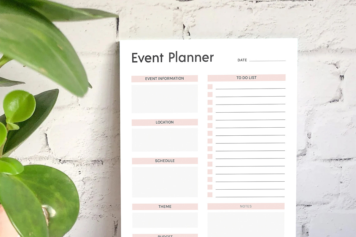 Event Planner, a Stationery Template by DesignDevisers (Photo 3 of 10)