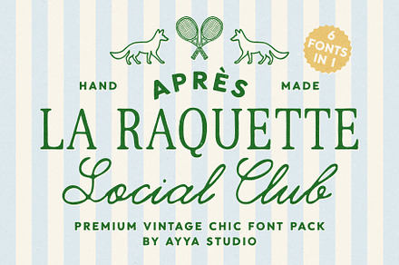Handwritten Vintage Chic Font Bundle