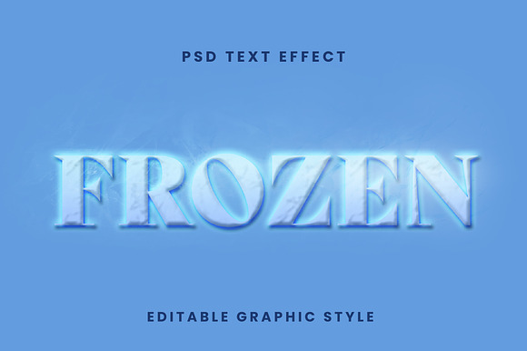 Frozen Ice Text Effect preview 2