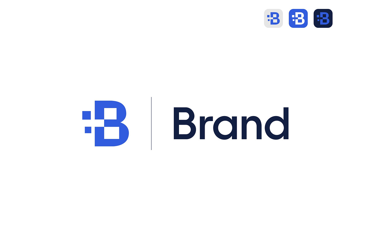 Letter B Digital Tech Logo, a Branding & Logo Template by ika trisiana