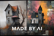 Whimsical Houses Midjourney Prompts, an Object Graphic by MadeByAI Studio (Thumbnail 4 of 5)