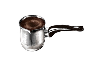 freshly brewed coffee