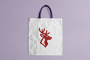 Minimalist Deer Head Logo, a Branding & Logo Template by Vectorium Studio (Thumbnail 2 of 2)