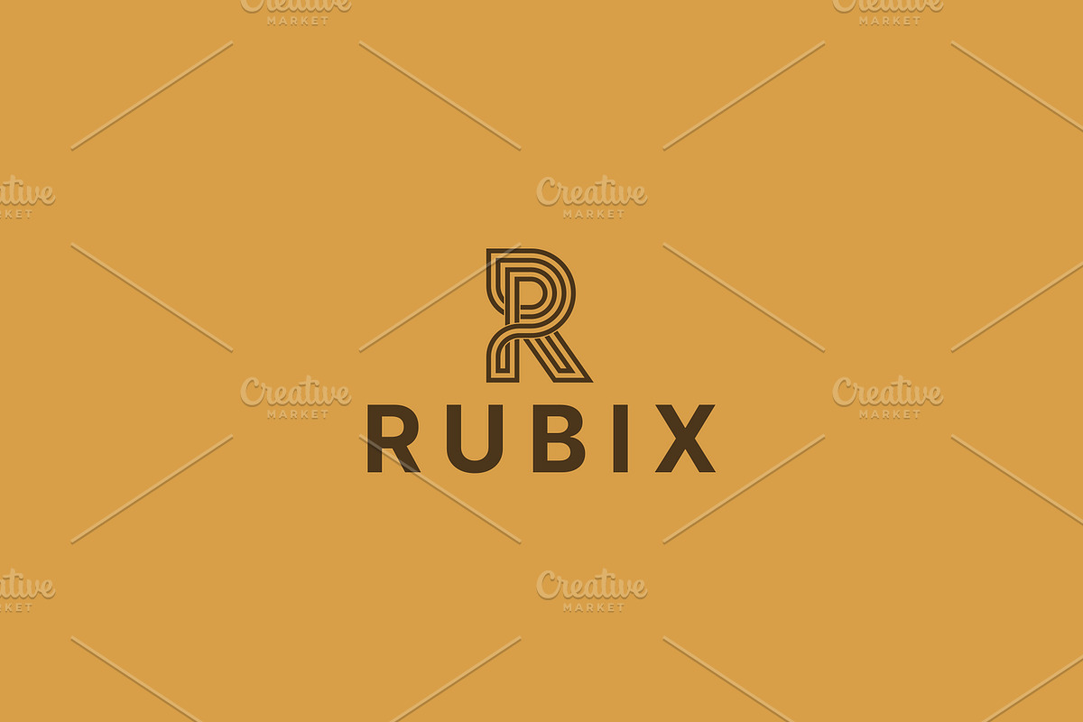 Letter R Logo Design Rubix, a Branding & Logo Template by Graplick (Photo 3 of 9)