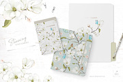 Butterfly and Magnolias Pattern, a Pattern Graphic by bhldesigns (Thumbnail 7 of 7)